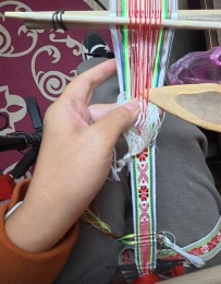 织锦教学（2）：菊花纹